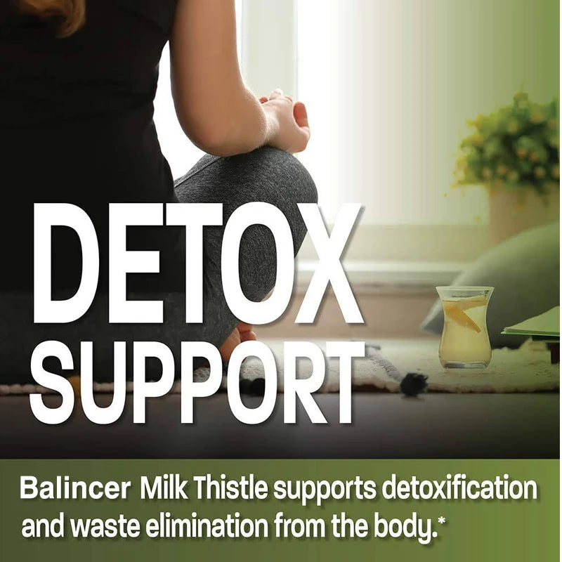 Natural Milk Thistle Supplement - Detoxifying and Cleansing for Men and Women, Liver Health and Supports Liver Function