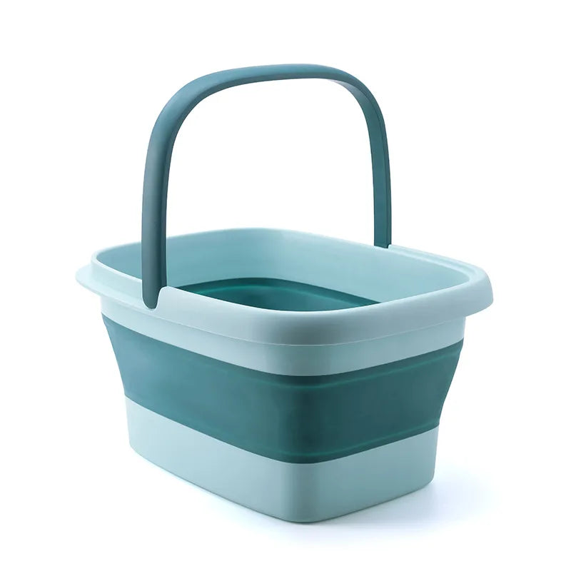 Foldable Footbath Massage Bucket Soaking Bucket Folding Basin Spa Foot Bath Bucket Household Sauna Bathtub Pedicure Bath Bathtub
