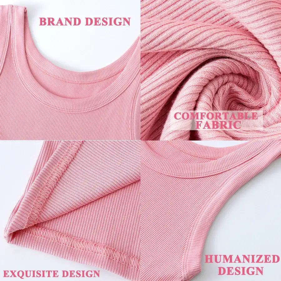 Sexy Tank Tops Women Running Sports Soft Solid Modal Screw Thread High Elasticity Slim Comfortable Vest Top Lady Girls 9 Colors