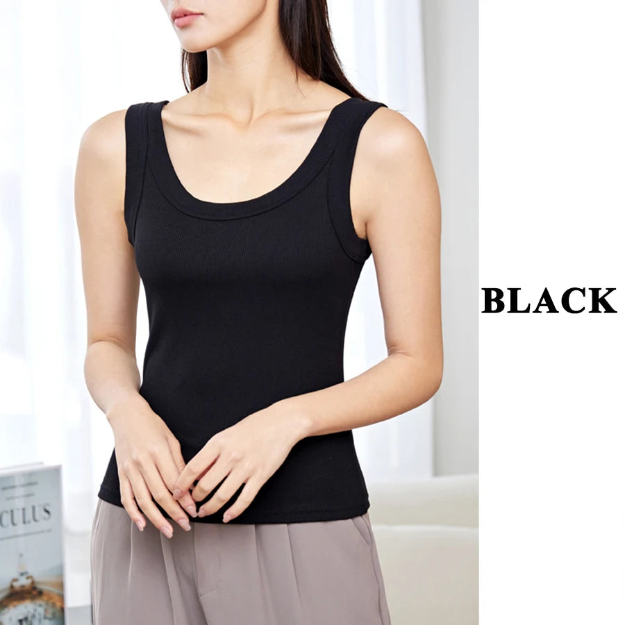 Sexy Tank Tops Women Running Sports Soft Solid Modal Screw Thread High Elasticity Slim Comfortable Vest Top Lady Girls 9 Colors