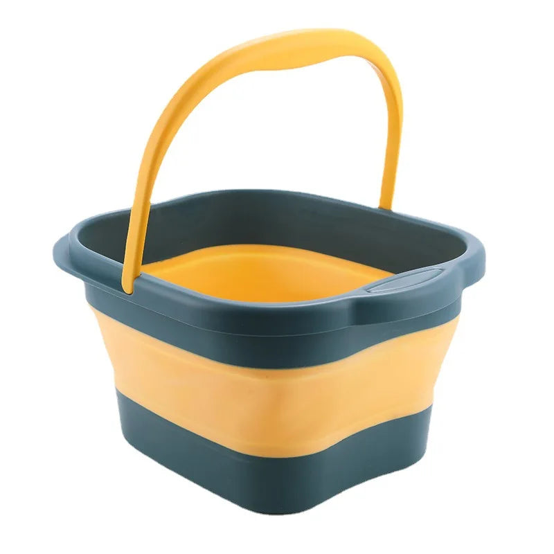 Foldable Footbath Massage Bucket Soaking Bucket Folding Basin Spa Foot Bath Bucket Household Sauna Bathtub Pedicure Bath Bathtub